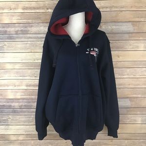 NFL Patriots Zip Up Hoodie